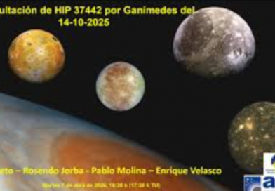 La ocultación de HIP 37442 por Ganímedes del 14-10-2025